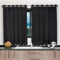 Cortina de Cozinha Luna Oxford Cores Lisas 2,00x1,40m Decorativa Resistente Para Dia a Dia Cortina de Cozinha Luna Oxford Cores Lisas 2,00x1,40m Decorativa Resistente Para Dia a Dia