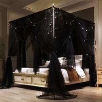 Cortina de Dossel para Cama VETHIN - 4 Cantos - Modelo Princesa - Preto Cortina de Dossel para Cama VETHIN - 4 Cantos - Modelo Princesa - Preto