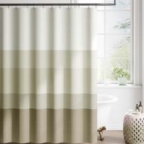 Cortina de Ducha Jinchan Extra Larga Ombre Madera Taupe 180x210 cm Cortina de Ducha Jinchan Extra Larga Ombre Madera Taupe 180x210 cm