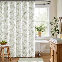 Cortina de Ducha Jinchan Vintage Floral Impermeable 180x180 cm