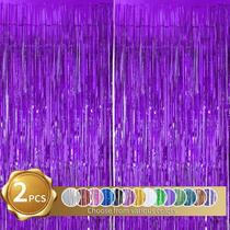 Cortina de franja BEISHIDA Light Purple Violet 1,0 m x 2,0 m 2 unidades