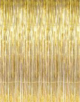 Cortina de Franjas Metálicas Douradas GOER Backdrop 98x300 cm Cortina de Franjas Metálicas Douradas GOER Backdrop 98x300 cm