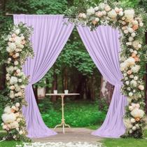 Cortina de fundo MEETSKY Light Purple 3m x 2,4m poliéster