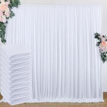 Cortina de Fundo Outpain 3x15m Branco Poliéster 10 Painéis Cortina de Fundo Outpain 3x15m Branco Poliéster 10 Painéis