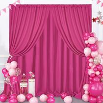 Cortina de Fundo SoarDream Rosa Pink - Tecido Poliéster 6x3m