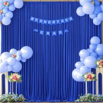 Cortina de fundo Tao-Ge Royal Blue 3m x 3m para festas