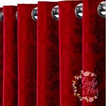 Cortina de jacar Varias cores Luxo Casa Para sala e quarto 2,80 mts X 1,70mts