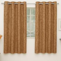 Cortina de Jacquard Jacar Janela Varão 2,00m Semi Blackout