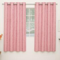 Cortina de Jacquard Jacar Janela Varão 2,00m Semi Blackout