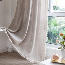 Cortina de janela RoomTalks Boho Farmhouse 214x132cm Algodão Cortina de janela RoomTalks Boho Farmhouse 214x132cm Algodão