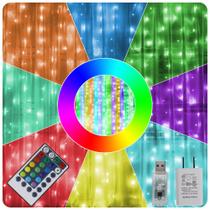 Cortina de janela String Lights HOME LIGHTING 300 LED RGB