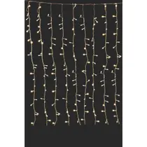 Cortina de Led com 160 Lâmpadas Branco Quente 1.5X.1.5M 127V