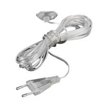 Cortina de LED de Natal para Exteriores - 4,8m - Iluminação Decorativa de Jardim