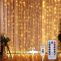 Cortina De Led Decoração Com Controle