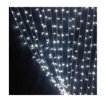 Cortina de Led Luz Branco Quente 144 LEDS 127V