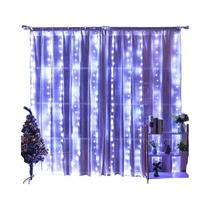 Cortina de LED USB com Controle Remoto - Luzes de Fada para Casamento e Natal Cortina de LED USB com Controle Remoto - Luzes de Fada para Casamento e Natal