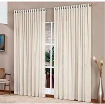 Cortina de Linho Voil Flame Gaze Alto Padrão 4,00x2,80m Para Sala Quarto Escritório Consultório Cortina de Linho Voil Flame Gaze Alto Padrão 4,00x2,80m Para Sala Quarto Escritório Consultório