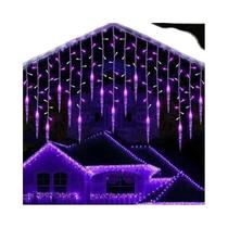 Cortina De Luz LED De Inverno, Guirlanda De Gelo 0.3M 0.4M 0.5M Para Decorações De Natal E Ano Novo,