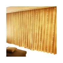 Cortina De Luzes LED De 6M 3M Com 8 Modos Para Decoração Interna E Externa Para Natal, Casamento,