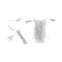Cortina De Luzes LED Em Forma De Gelo 3.5M-40M Para Decoração De Natal, Ano Novo, Casamento E