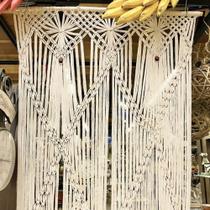 Cortina de Macramê Fibra Natural De Coco Decoração Boho Chic Para Porta Painel de Festa - Charmhouse Cortina de Macramê Fibra Natural De Coco Decoração Boho Chic Para Porta Painel de Festa - Charmhouse