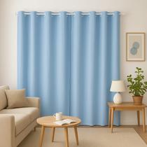 Cortina de Microfibra 3 mts de largura 2,20 de altura decoração quarto sala escritorio