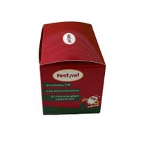 Cortina de Natal Cascata de LED 100 Lâmpadas Branco Quente Fio Transparante 220v - Festive