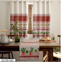 Cortina de Oxford Para Cozinha