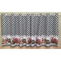 Cortina De Pia 2,40 X 0,80 Em Oxford Com Ilhós Para Varão Simples