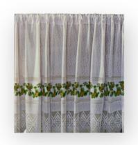 Cortina De Pia De Renda Coleção Criativa 0,80Cm x 1,40M Rendhac