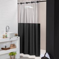 cortina de plástico cortina para box cortina pra banheiro cortina pvc 1,40x1,90m