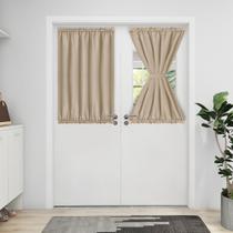Cortina de porta Blackout Easy-Going Bege 25x40cm Rod Pocket Cortina de porta Blackout Easy-Going Bege 25x40cm Rod Pocket