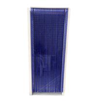 Cortina De Porta Bonita Fácil De Instalar Cor Azul Decoração de Loja Pet Shop Comercio Bar Restaurante