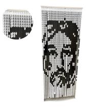 Cortina de Porta Cristo Jesus Religião Igreja Deus Pai Divide Cômodos Protege Contra Insetos e Excesso de Luz Fácil Instalação Sala Cozinha Lavanderia