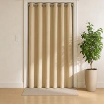 Cortina de Porta Elegance 1,30 x 2,20m BLACKOUT/BLECAUT Sala, Quarto, Cozinha ou Provador Cortina de Porta Elegance 1,30 x 2,20m BLACKOUT/BLECAUT Sala, Quarto, Cozinha ou Provador