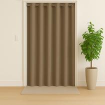 Cortina de Porta Elegance Oxford 1,30 x 2,20m Sala, Quarto, Cozinha ou Provador Tecido Premium