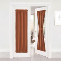 Cortina de porta francesa NICETOWN 64x183 cm Burnt Orange Blackout Cortina de porta francesa NICETOWN 64x183 cm Burnt Orange Blackout