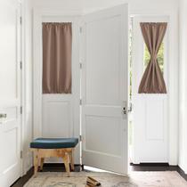 Cortina de porta francesa PONY DANCE Privacy Protect 25x40cm marrom