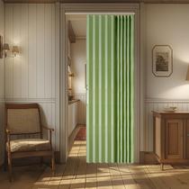Cortina de porta magnética AJAZZ 100% Blackout Green 107x198cm Cortina de porta magnética AJAZZ 100% Blackout Green 107x198cm