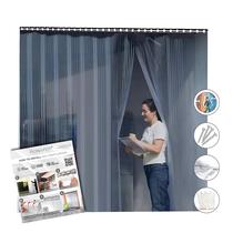 Cortina de porta Strip Acepunch Clear Kit de plástico liso de PVC Cortina de porta Strip Acepunch Clear Kit de plástico liso de PVC