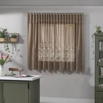 Cortina De Renda Bandô Classica Tulipinhas 280 X 150 X 30