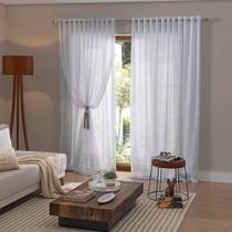 Cortina De Renda Donna 350x220 cm Pantalla Com Forro Branco Cortina De Renda Donna 350x220 cm Pantalla Com Forro Branco