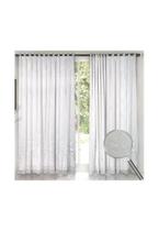 Cortina de Renda Donna Inter 300x180 cm Roseiral com Forro Branco Cortina de Renda Donna Inter 300x180 cm Roseiral com Forro Branco