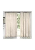 Cortina de Renda Donna Inter 350x220 cm Roseiral com Forro Marfim Cortina de Renda Donna Inter 350x220 cm Roseiral com Forro Marfim