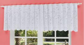Cortina de Renda Jackard Veneza - Beija Flor Cortina de Renda Jackard Veneza - Beija Flor