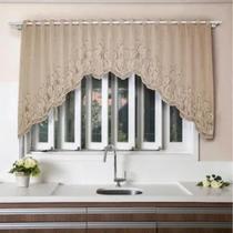 Cortina De Renda Para Cozinha Cascata Clássica Interlar 5331640174