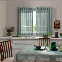 Cortina de renda para Cozinha Color 2,2m x 1,3m - Interlar