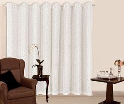 Cortina de Renda - Quarto e Sala - Nativa - 3,00m x 2,30m - Bege - Cortilester Cortina de Renda - Quarto e Sala - Nativa - 3,00m x 2,30m - Bege - Cortilester