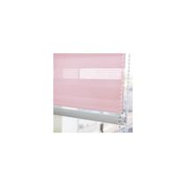 Cortina de rolo Day Night Duo 90x200cm rosa claro