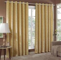 Cortina de Sala Jacquard 3,0x2,65m Tekshine Cores Diversas